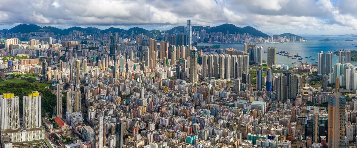Hong Kong Cityscape from above