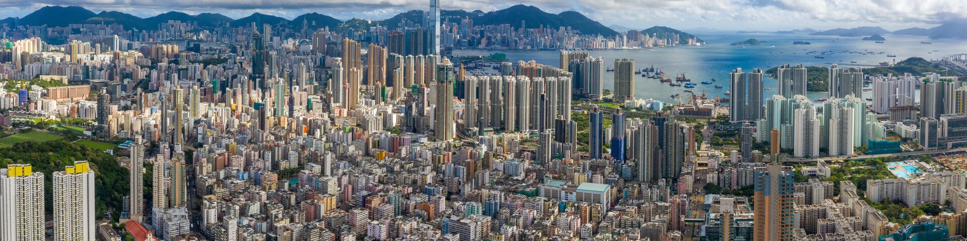 Hong Kong Cityscape from above