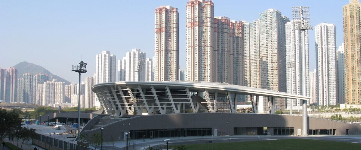 Tseung Kwan O Sports Ground under construction