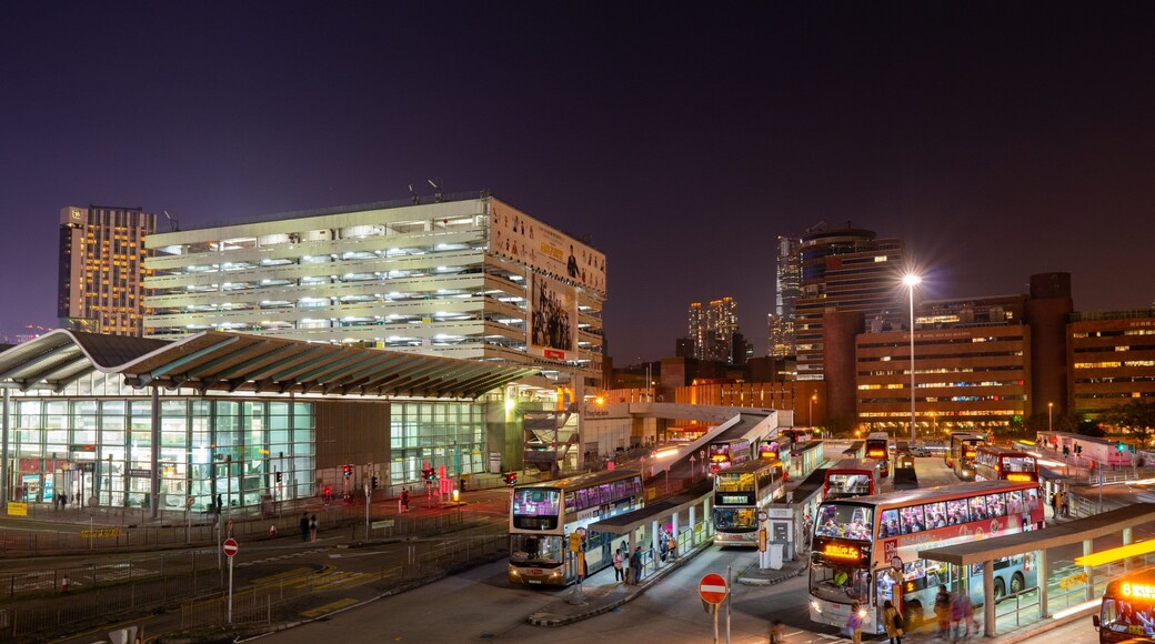 Hung Hom featuring a city, night scenes and landscape views