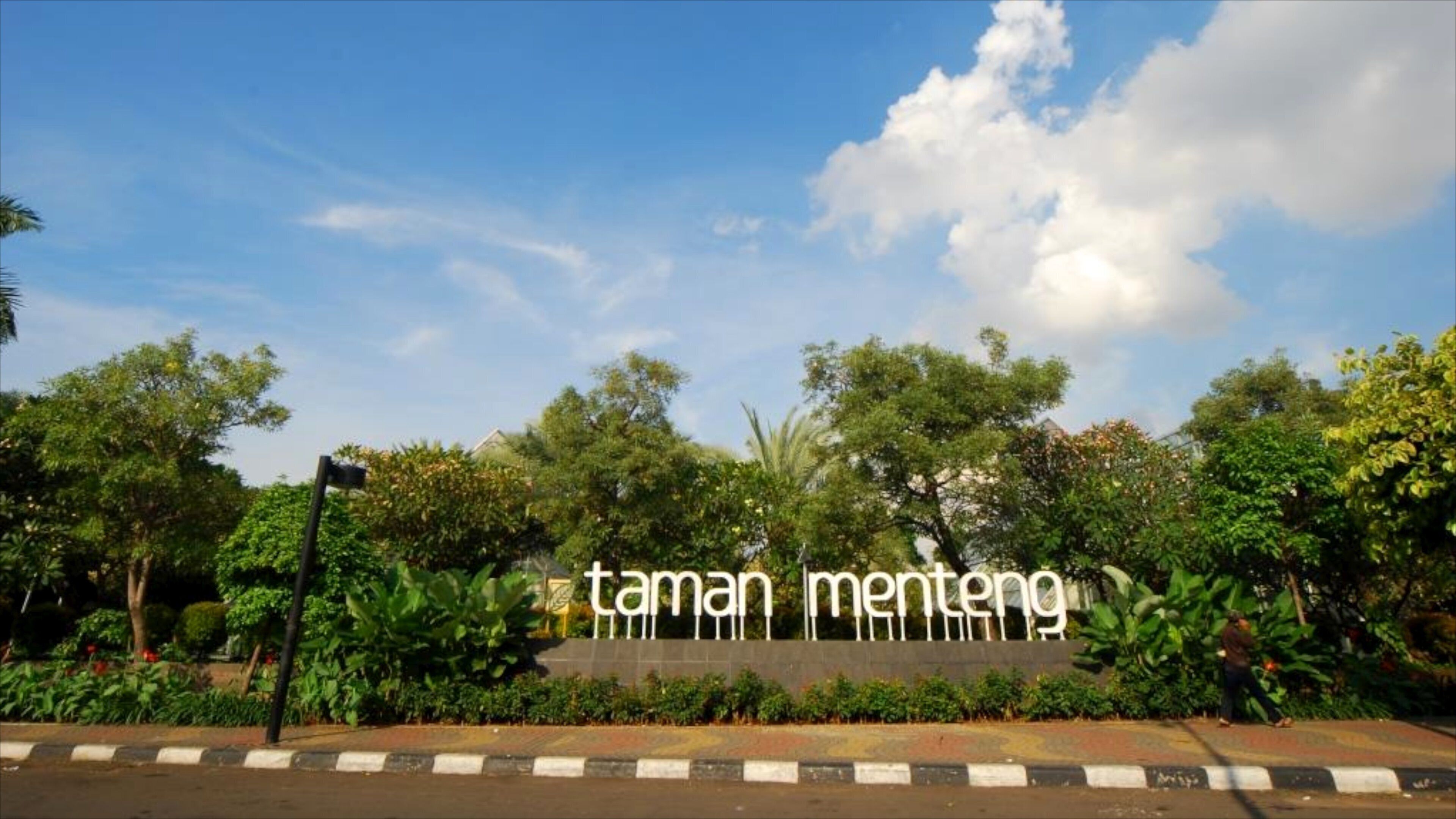 Menteng featuring signage