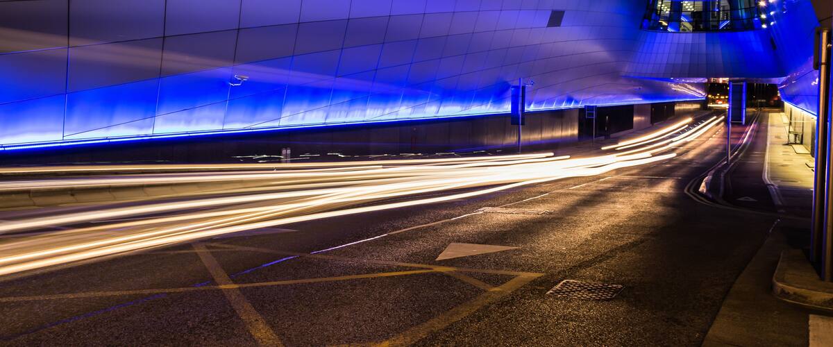 Dublin Airport Terminal 2 Underpass Night Long Exposure