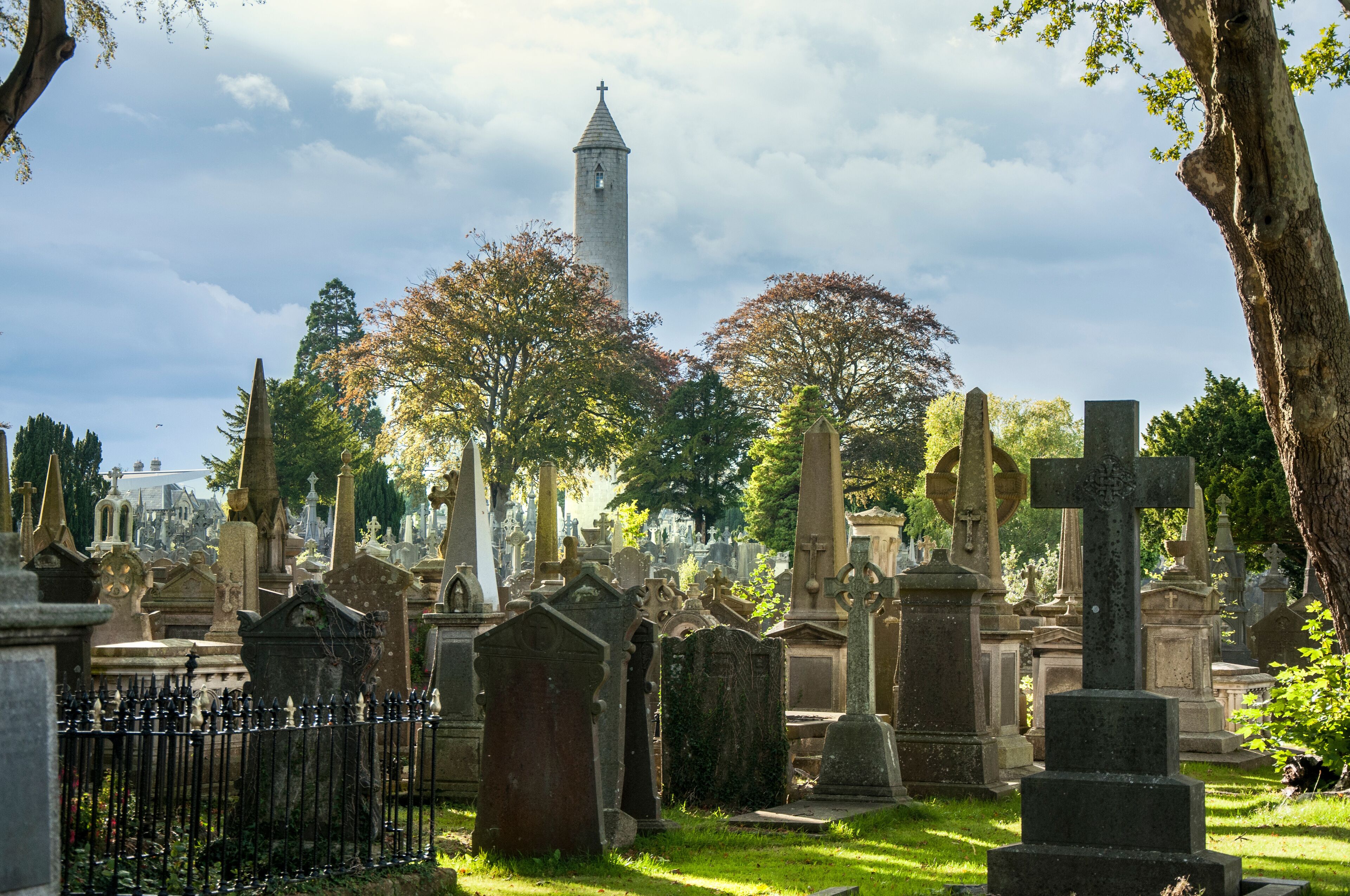 The old cemetery of Dublin.