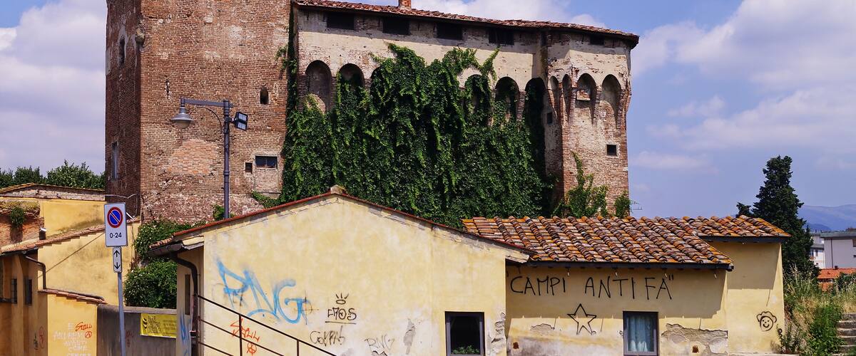 Strozzi fortress in Campi Bisenzio, Tuscany, Italy