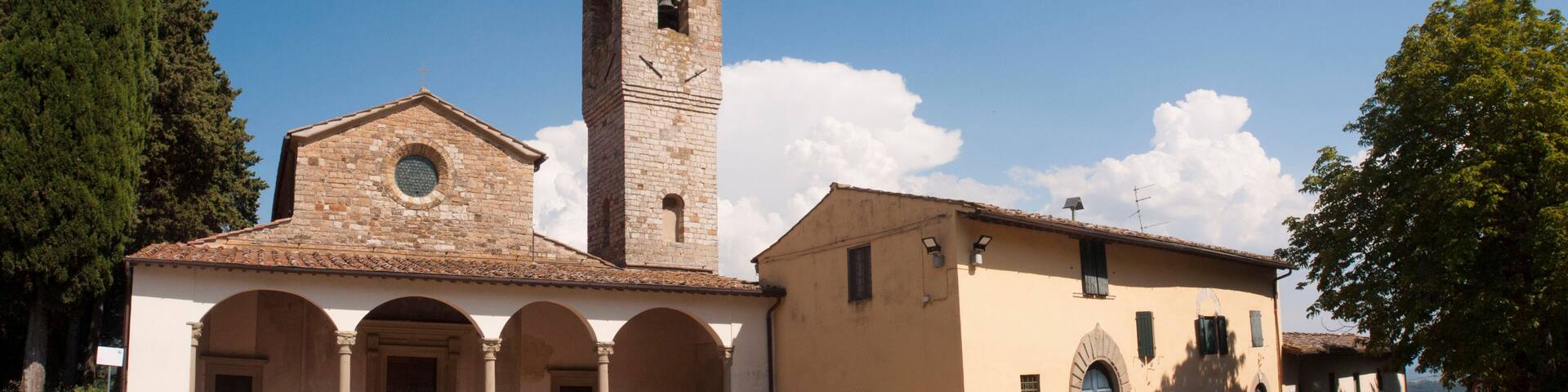 Italia, Toscana, Sesto Fiorentino, la chiesa di Cercina.