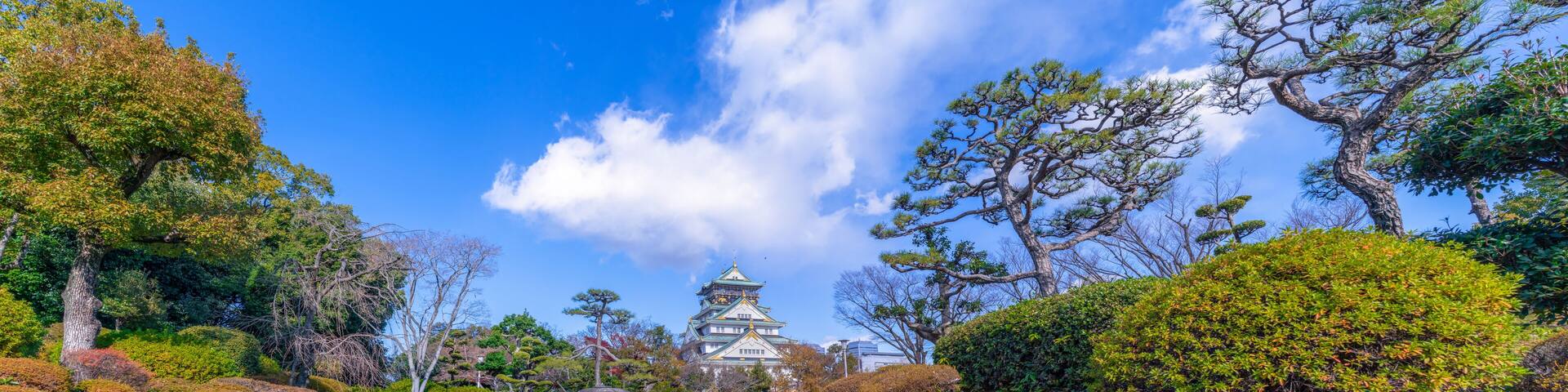 The castle is one of Japan's most famous landmarks and it played a major role in the unification of Japan during the sixteenth century, Osaka Castle Japan