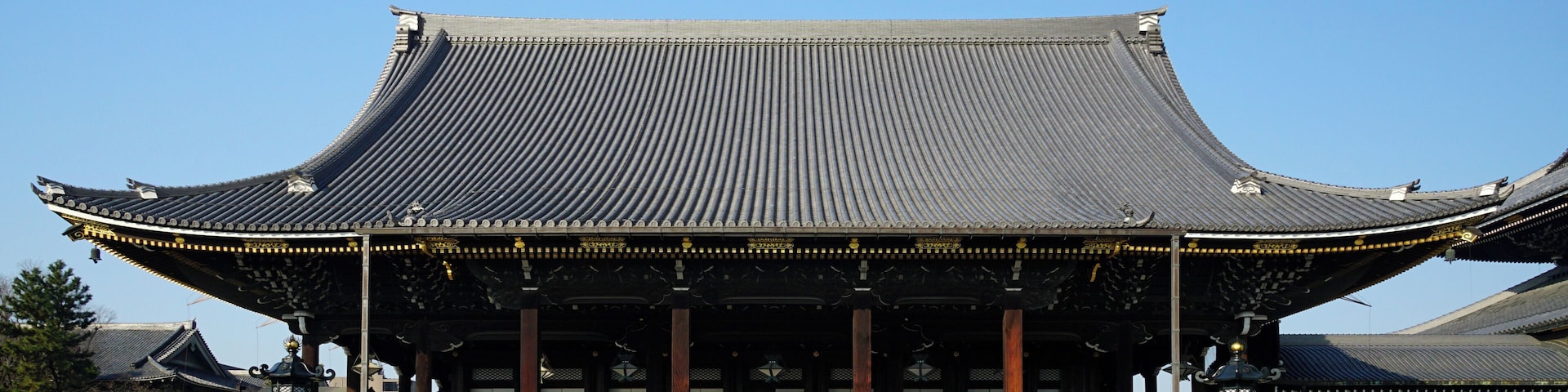 Higashi Honganji in Kyoto, Kyoto prefecture, Japan