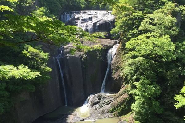 Fukuroda fall in Spring