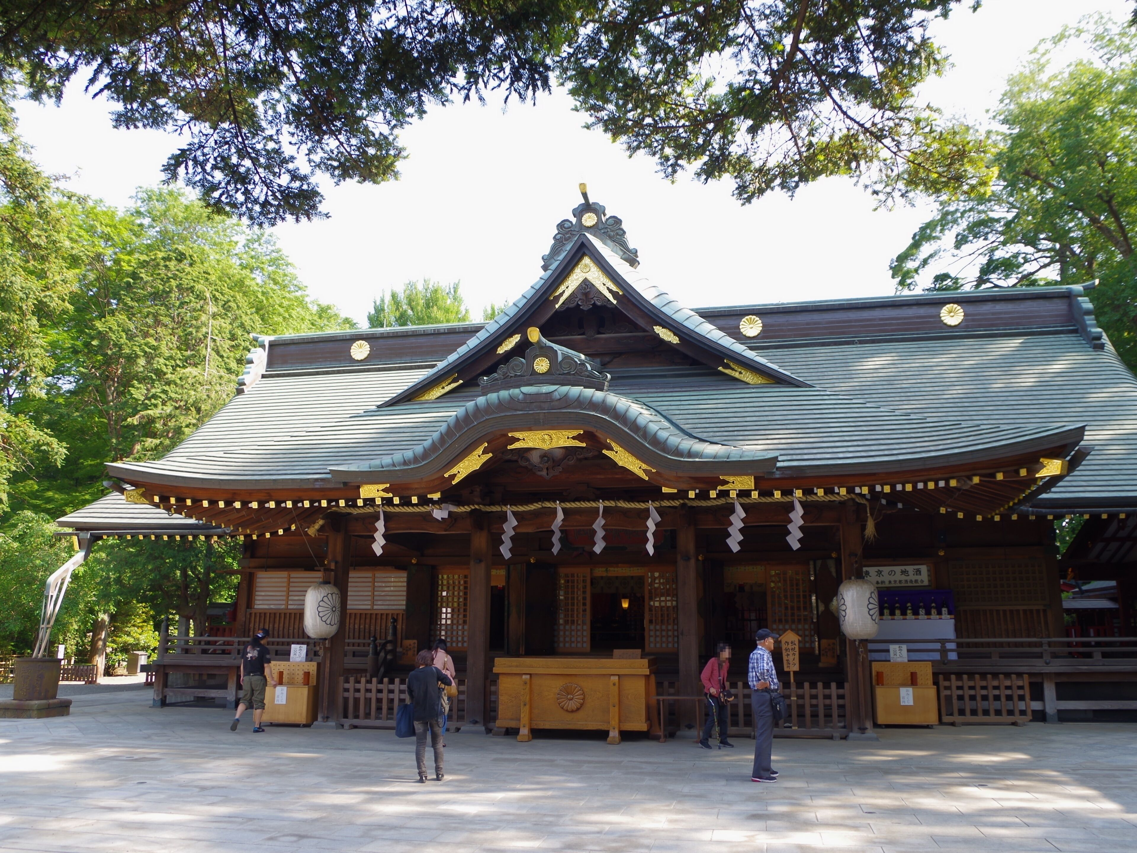 大國魂神社の拝殿 東京都府中市 2013.5.17
