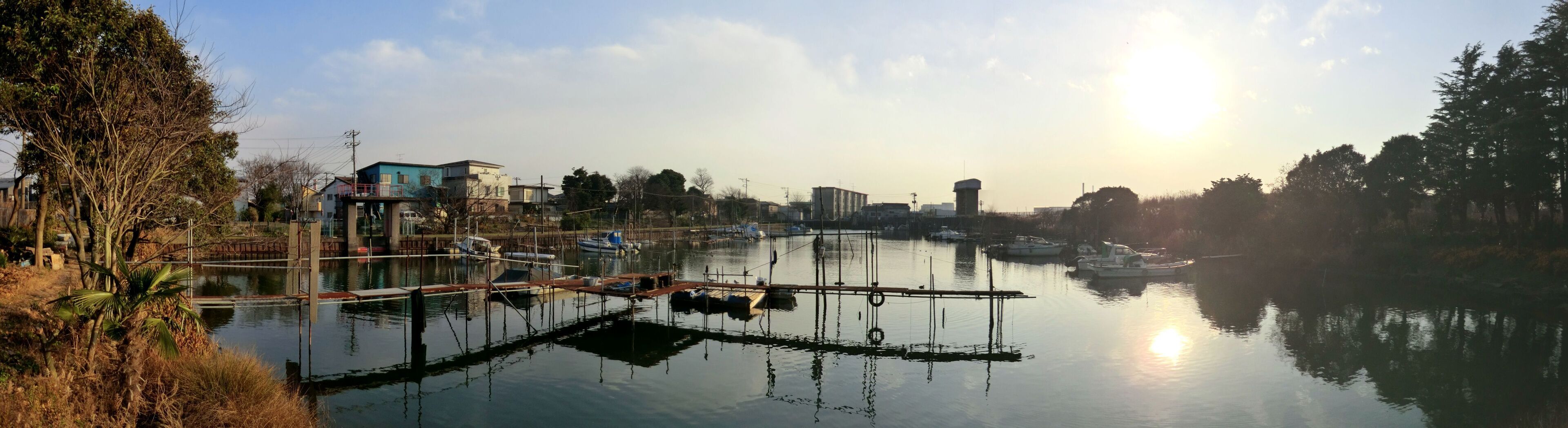 江戸川左岸、河原水門