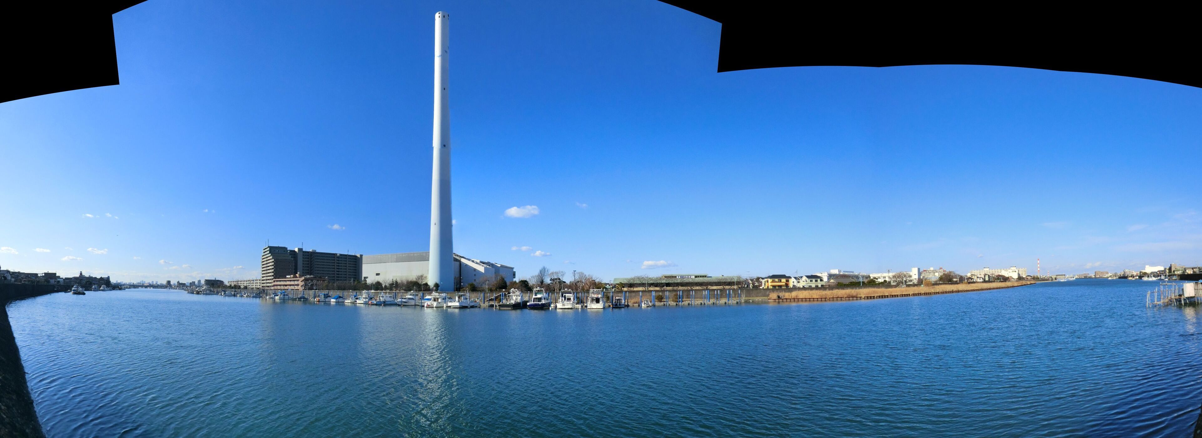 江戸川左岸より撮影