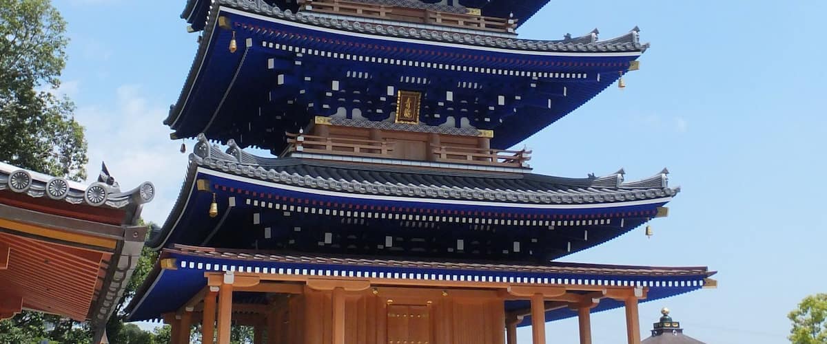 The Five-storied Pagoda at Nakayama-dera temple in Takarazuka, Hyōgo prefecture