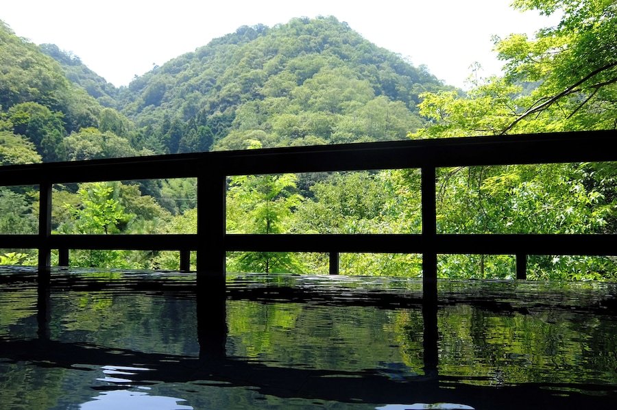 At Koyokan Bettei Azare in Takedao Onsen, Takarazuka, Hyogo prefecture, Japan