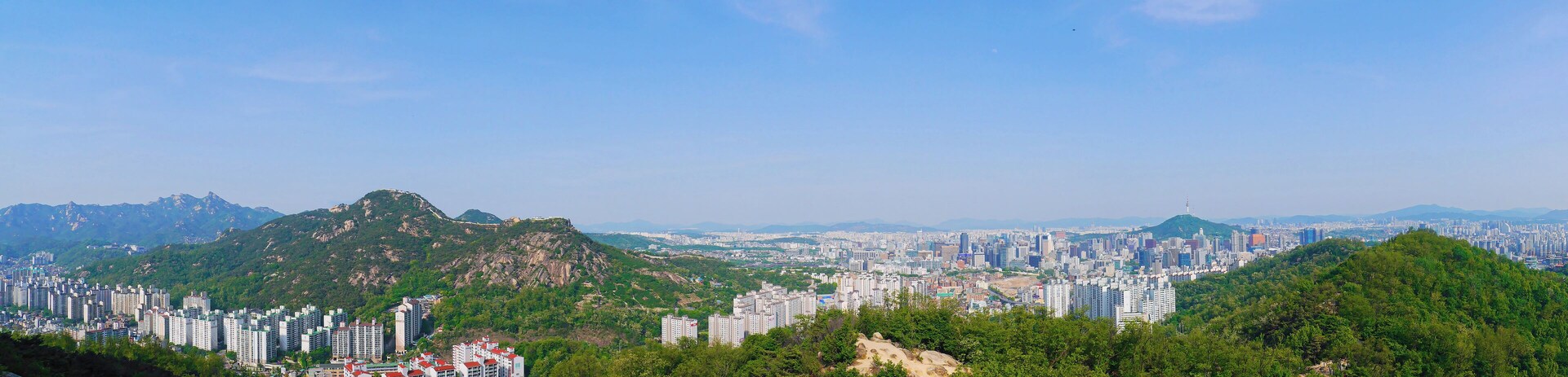 The view from Ansan Mountain