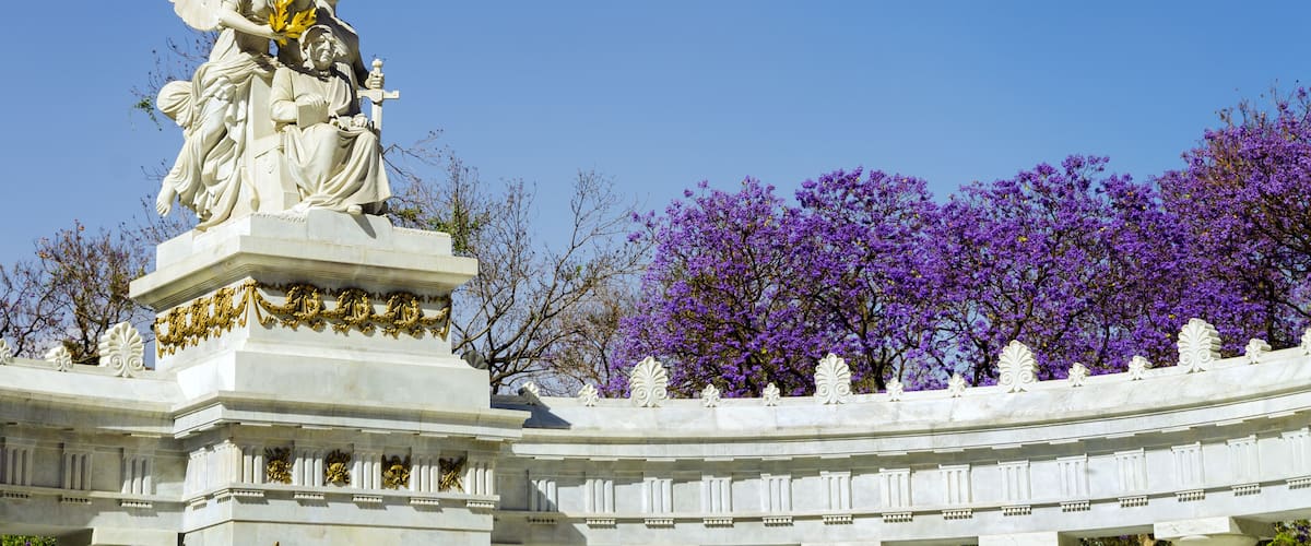 Monument to Benito Juarez in Mexico City