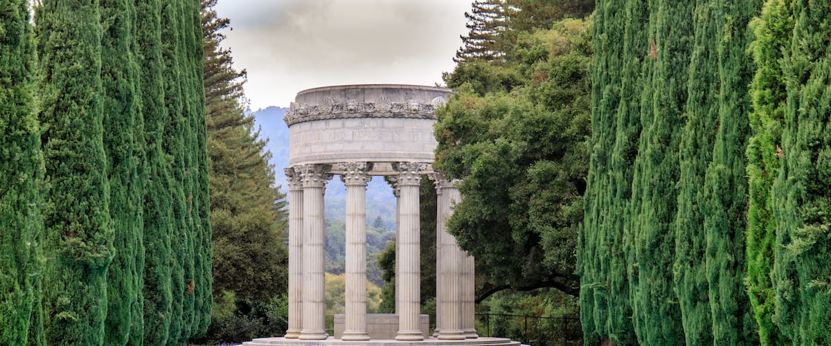 Pulgas Water Temple. Redwood City, San Mateo County, California, USA.