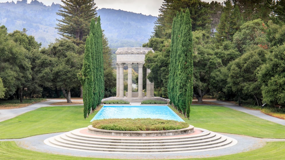 Pulgas Water Temple. Redwood City, San Mateo County, California, USA.