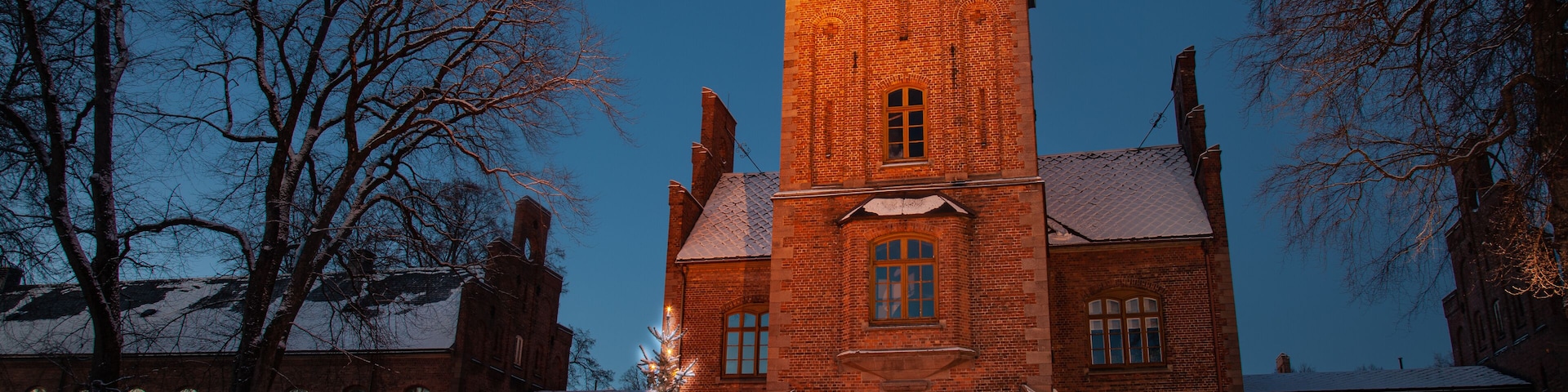 Hospital at chrismas time, Gaustad, Oslo, Norway