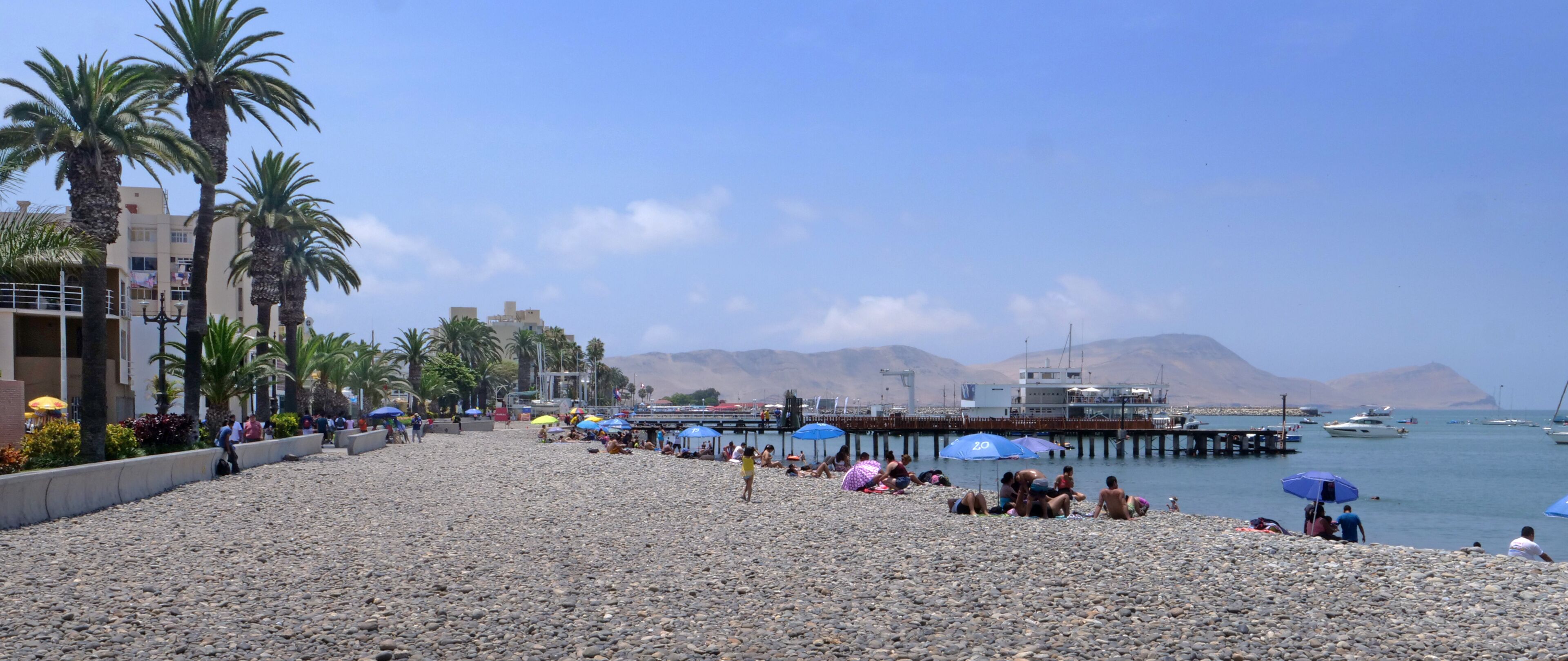 Callao beach. Lima peru