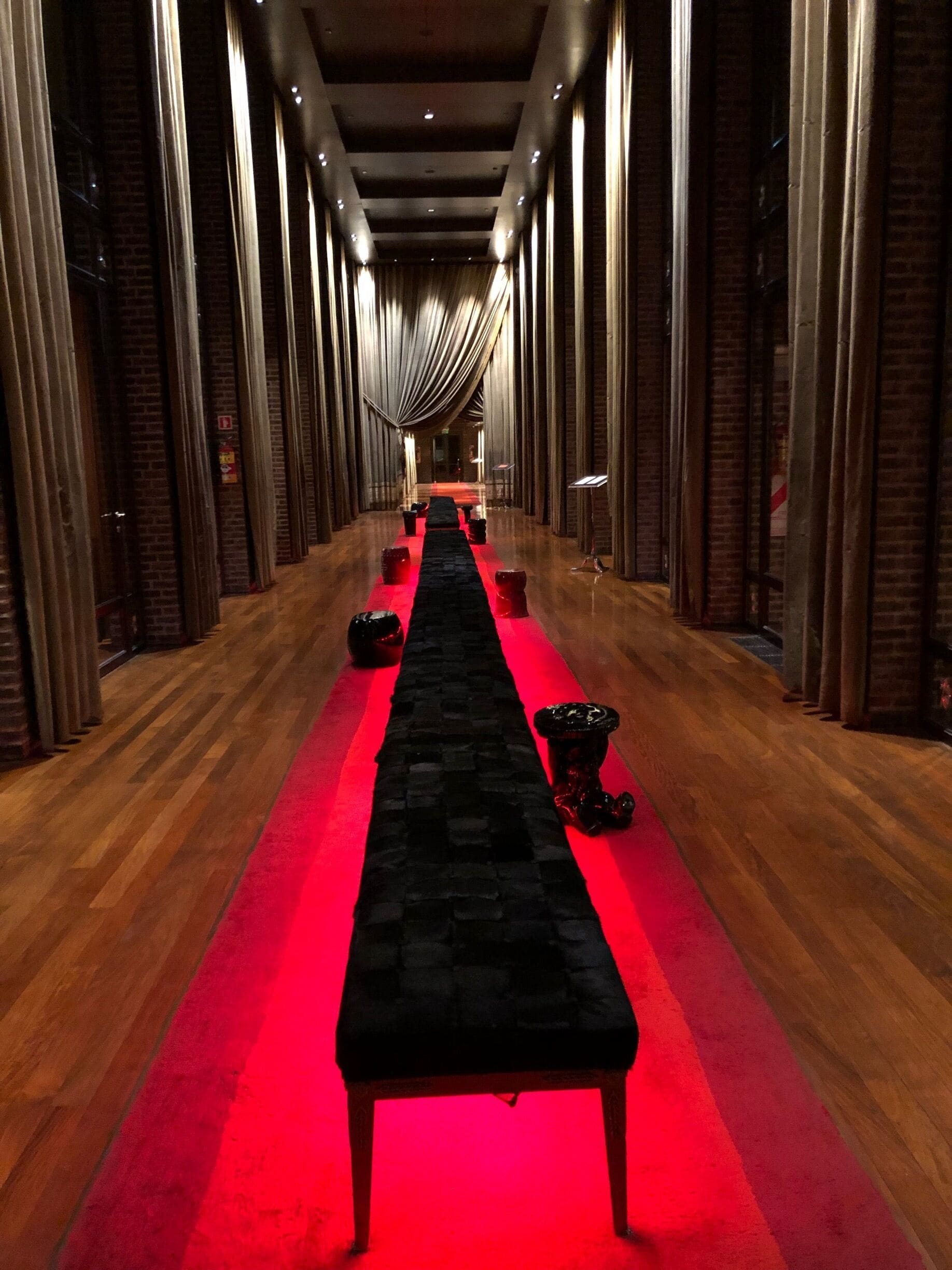 Awesome eclectic hotel  Philipe Starck designed
Impressive - this is barely the main corridor/entrance 