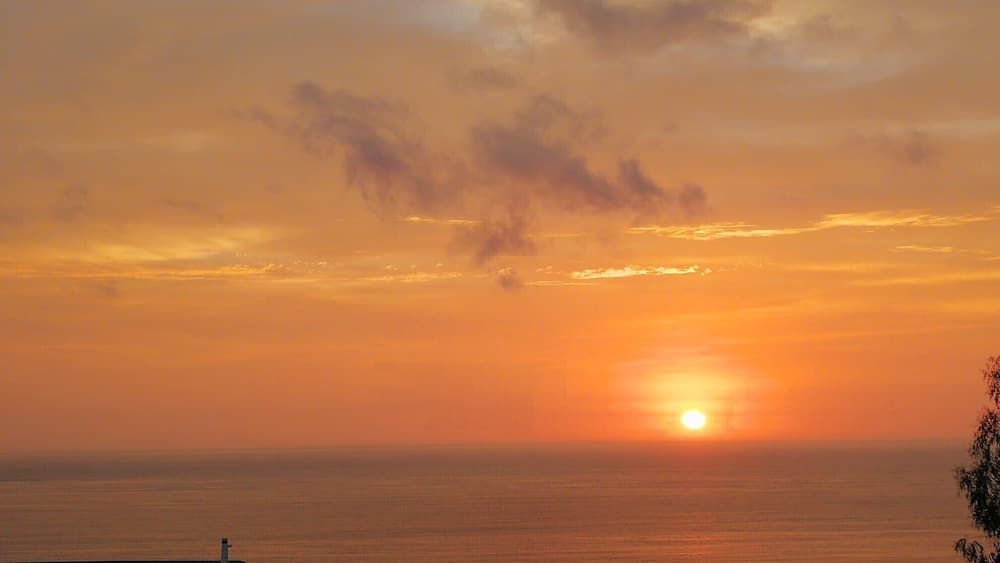 An amazing sunset in Lima