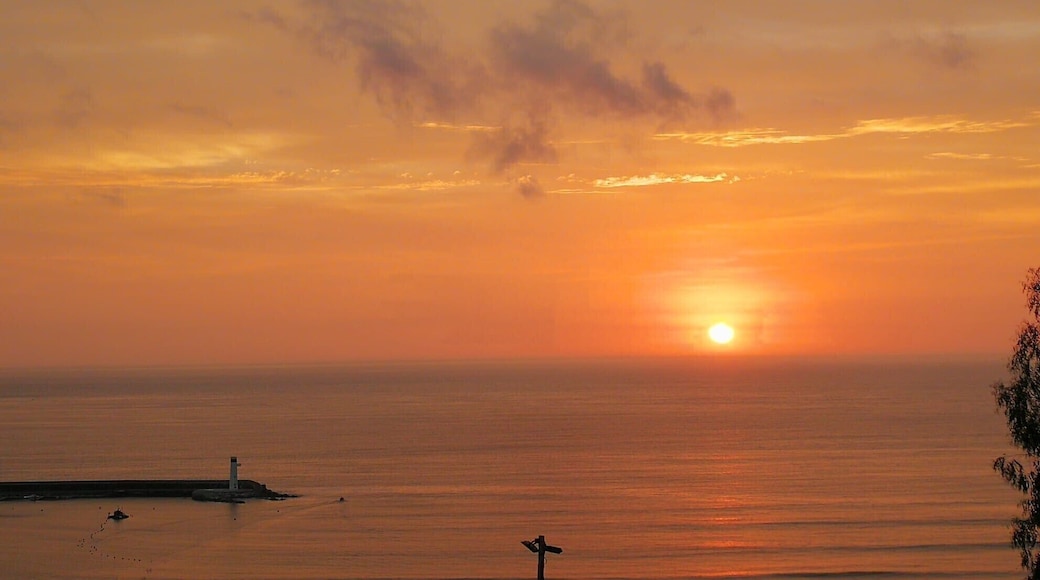 An amazing sunset in Lima