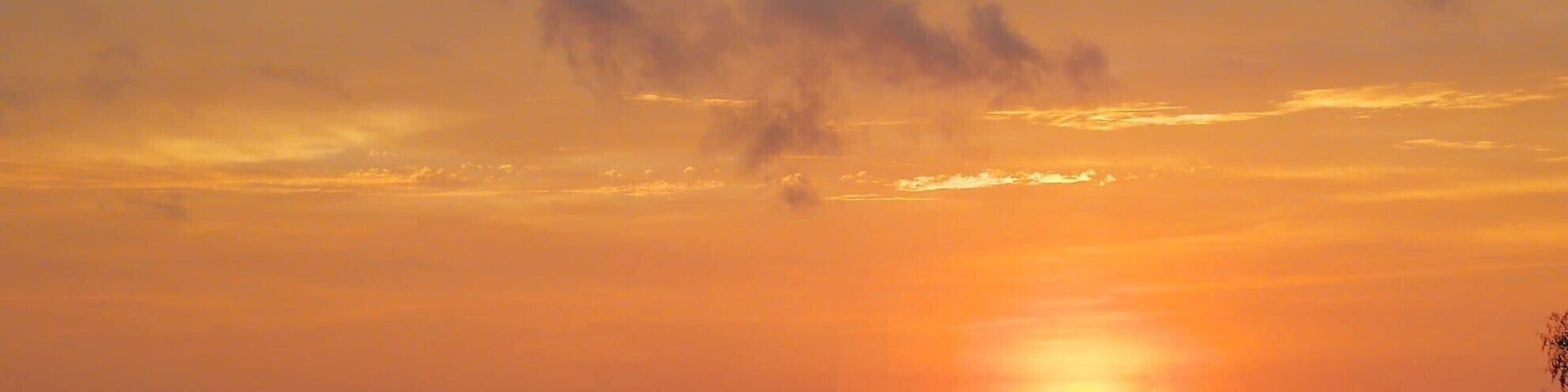 An amazing sunset in Lima