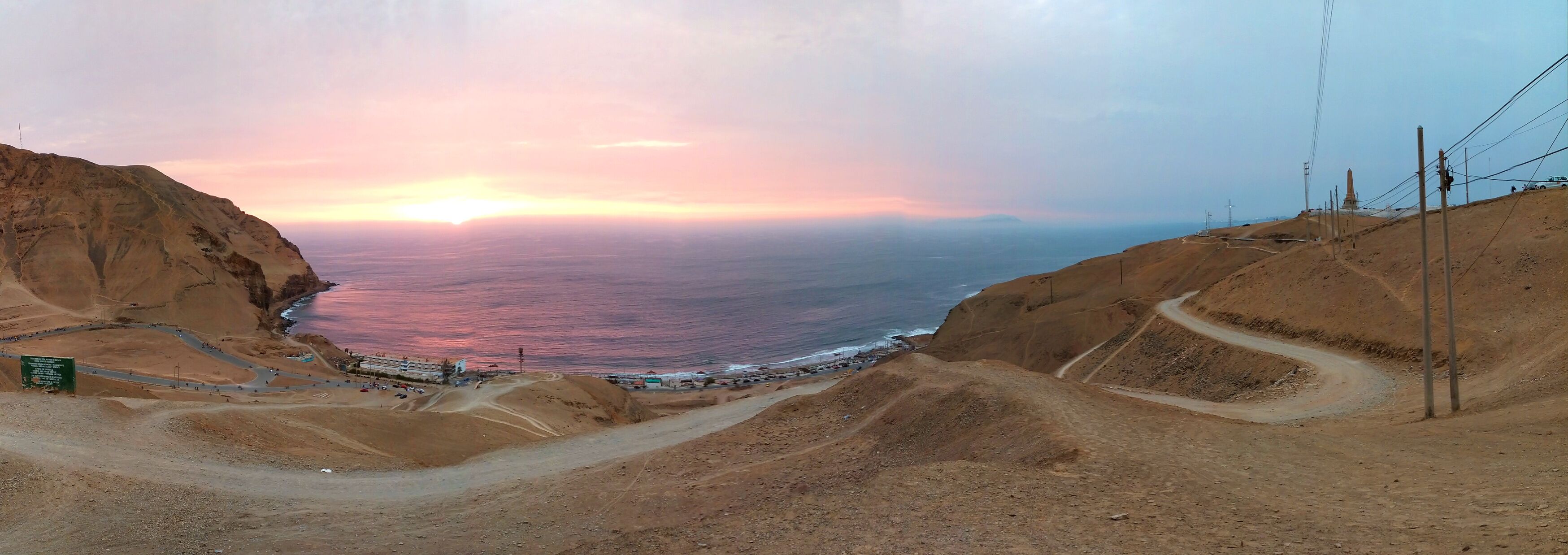 Atardecer Costa Chorrillana /Chorrillos, Lima, Perú/ 
#MorroSolar