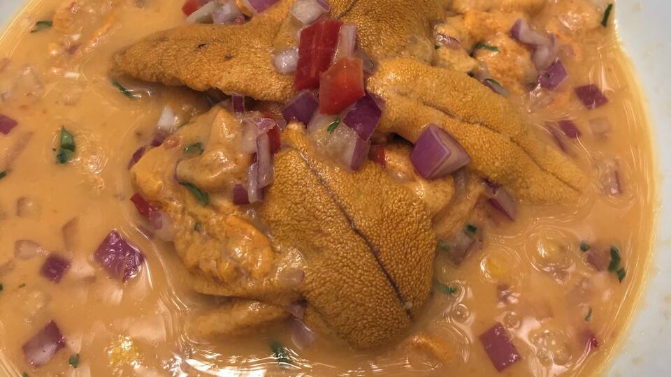 ceviche de erizos
#TroverFoodies