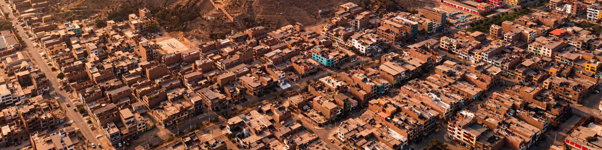 Panoramic view of San Juan de Lurigancho - Lima.