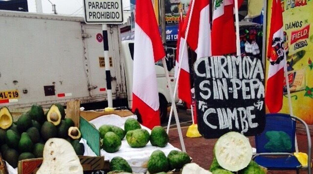 Great market I spotted this beauties Chirimoya "the most delicious fruit known to men" Mark Twain