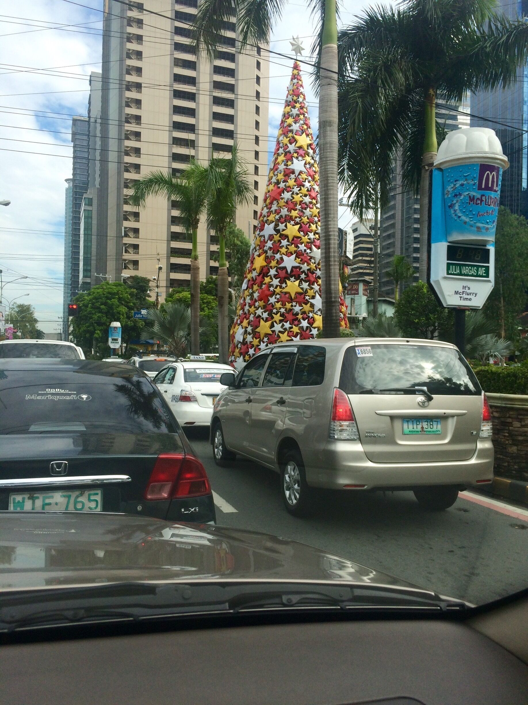 Christmas in Manila starts very early. Any month that ends with 'ber' is considered Christmas. Nice :-)