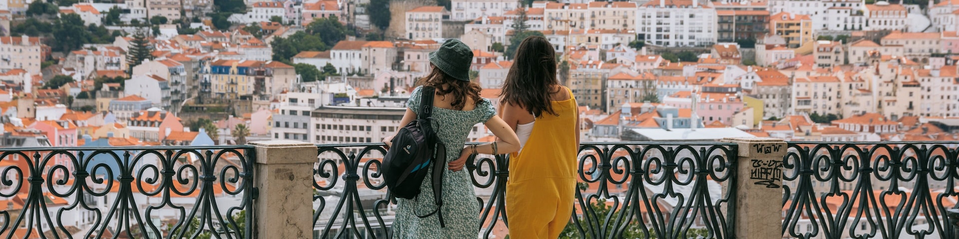 Bairro Alto featuring a city and views as well as a couple