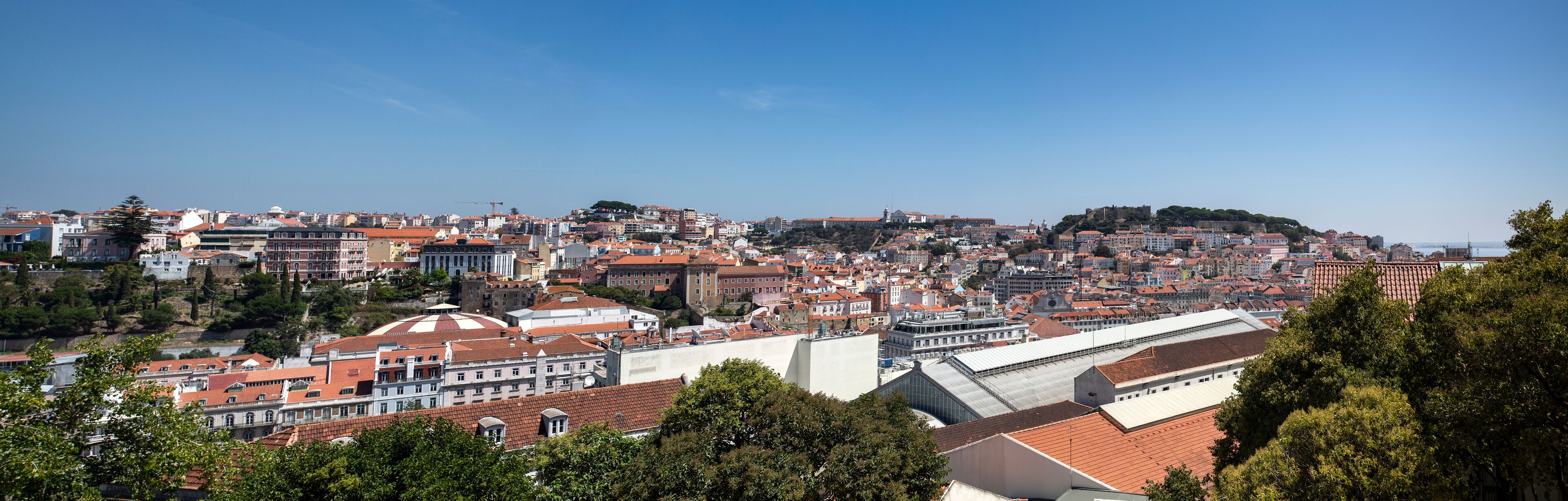 Lisbon seen from Sao Pedro de Alcantara Lookout