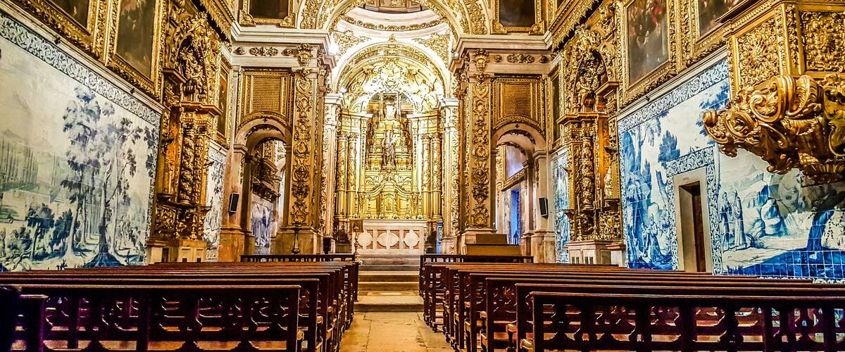 The Mother of God Church (Madre de Deus Church) in Lisboa, Portugal.