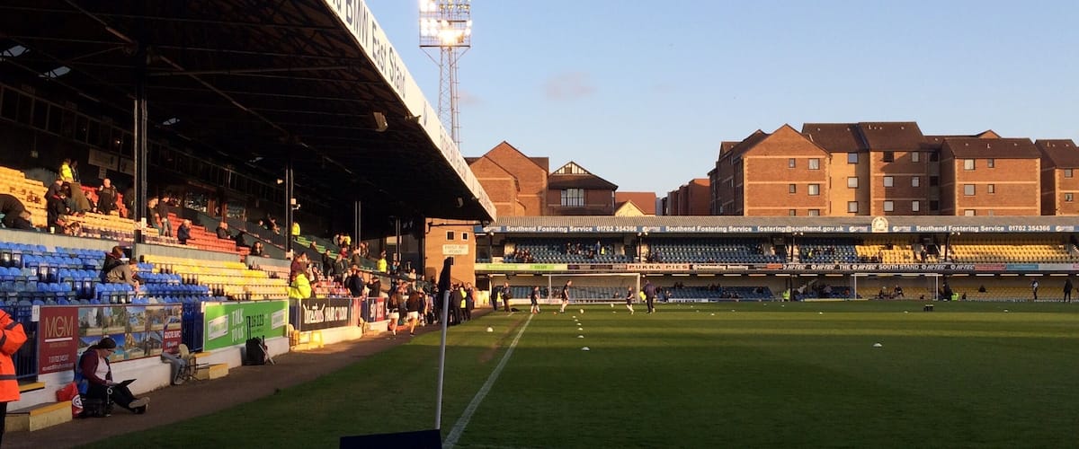 Roots Hall in the early evening sunshine