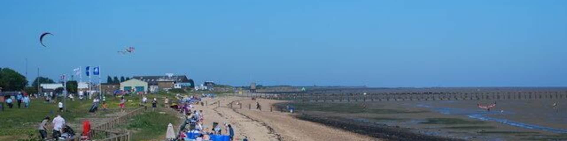 East Beach The beach at Shoeburyness.
