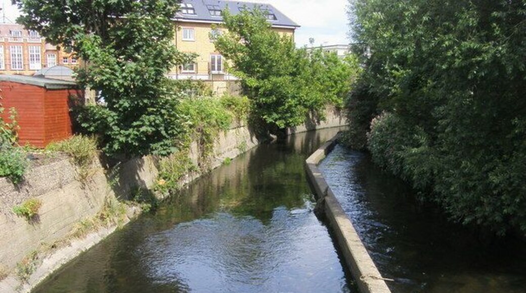 River Wandle The River Wandle flowing under the bridge on Dunshill Road