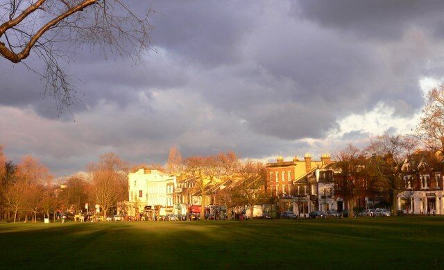 Bellevue Road A view of Belleview Road from Trinity Road on a winter's day shortly after snow