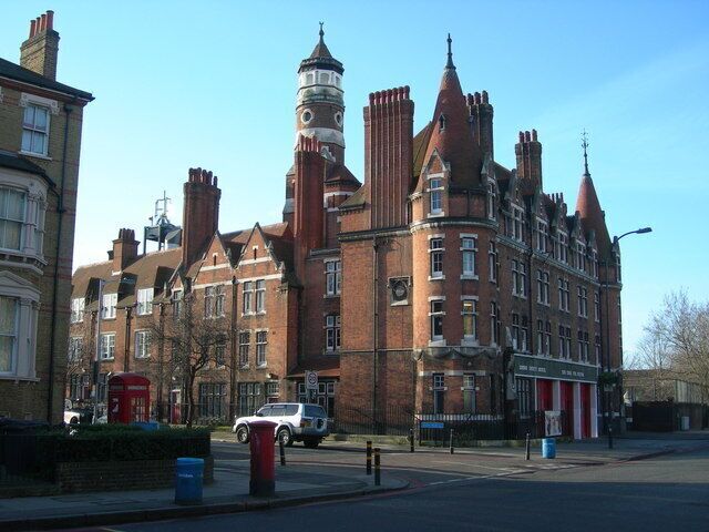 New Cross Fire Station On the corner of Waller Road and Queen's Road.