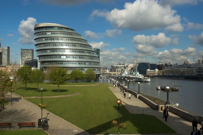 UK London southwark City Hall HMS Belfast