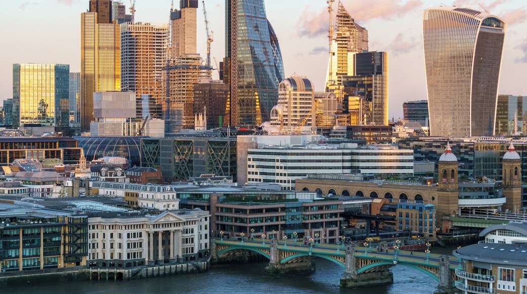 The City of London viewed from Tate Modern.