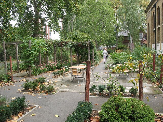 St Peter's Walworth: the "Monkey Garden" The name of this garden on the north side of the church derives from when a 19th century Rector set up a menagerie in the churchyard with monkeys, owls and other animals. It was remodelled as a community garden circa 2005 but no longer contains any live exhibits.