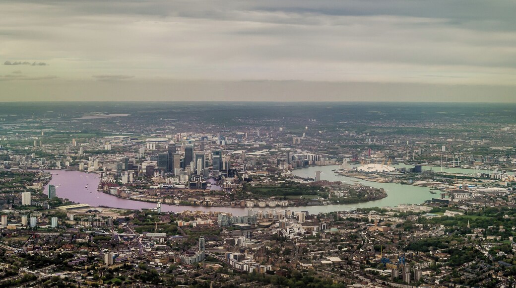 Canary Wharf, aerial view (2015)