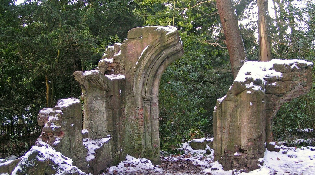 Sydenham Woods - a folly. A Victorian folly, once a feature of one of the large houses that used to line Sydenham Hill, SE26. Now in the London Wildlife Trust's Sydenham Hill Woods.