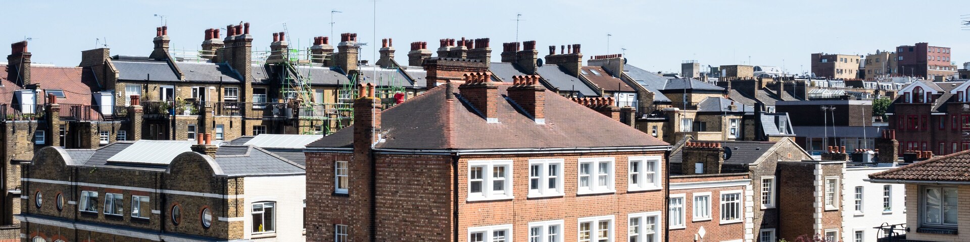 London, UK - June 06, 2018: London cityscape in the vicinity of Bayswater station