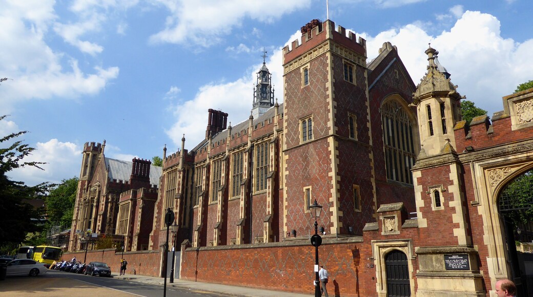 Exterior of Lincoln's Inn Great Hall. As seen from Newman's Row.
