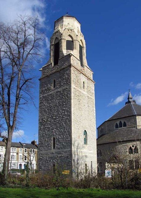 St George's Tower, Tufnell Park Road, Tufnell Park, London N7 This church was built in 1865-7 by Truefitt. It was converted to a theatre in 1973-6. It is now being restored and is again becoming a place of christian worship.