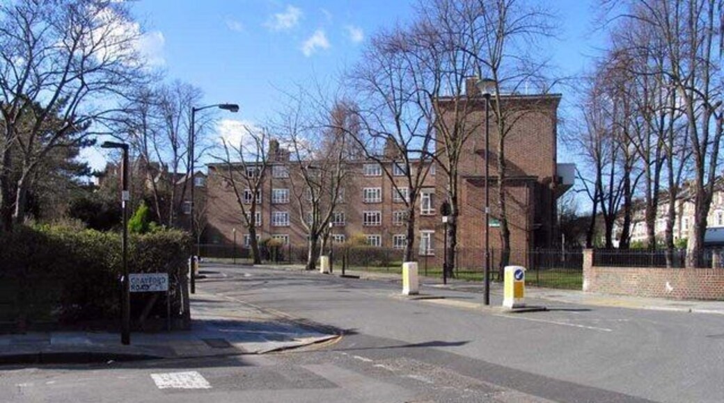 Crayford Road into Carleton Road, London N7