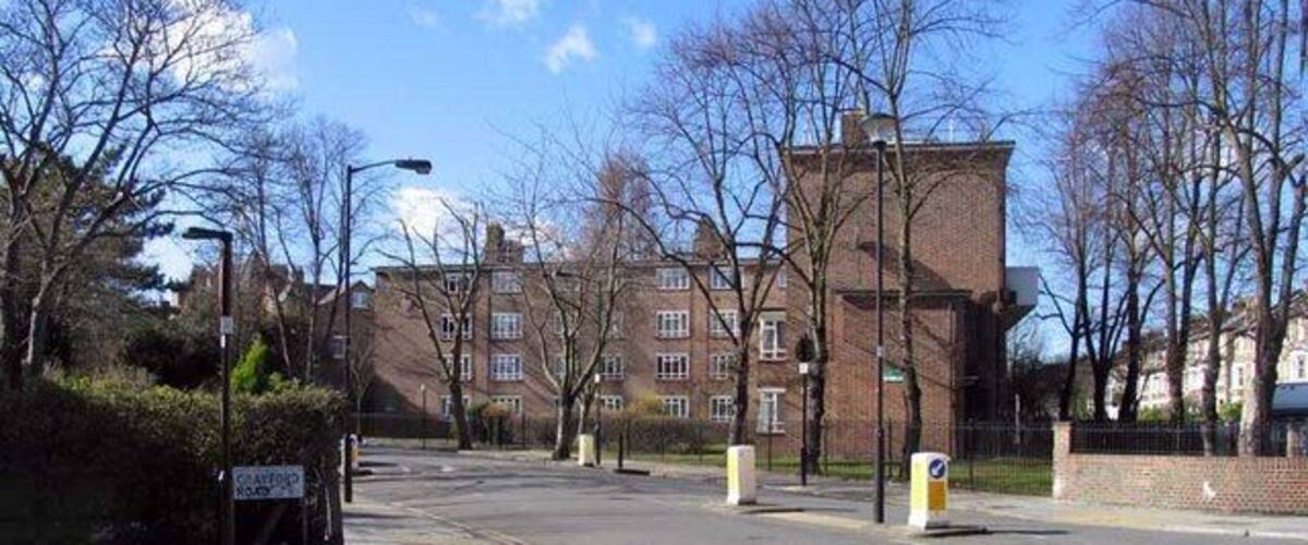 Crayford Road into Carleton Road, London N7